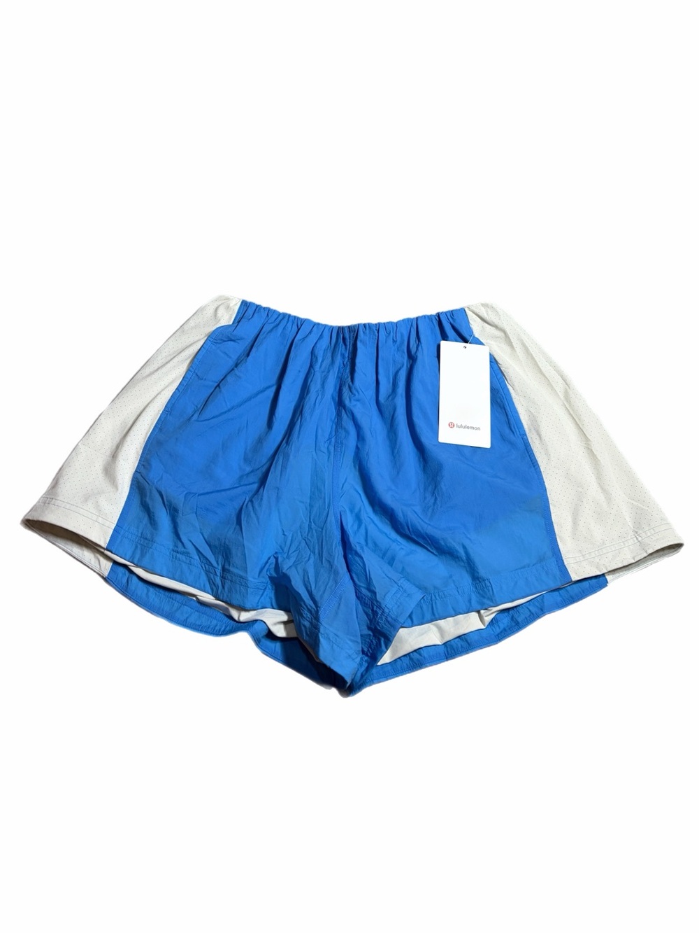 NWT Lululemon Nylon High-Rise Short *5” *Retro Remix (Pool Party/Bone) Size L